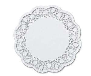 Staedter Stampini per Torta Rotonda centrini, Bianco, Pezzi, Carta, White, 22 cm