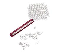 Städter Testo, timbri, Set da 86 Pezzi, plastica, Bianco, 9,5 cm,