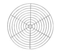 Städter Townsman 464070 griglia Torta Rotondo, Cromato/Argento, 32 x 1,5 cm,