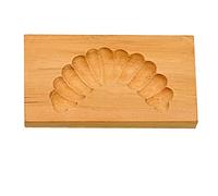 Städter Townsman 848054 spekulatius Modello mezzelune teglia, Legno, Marrone, 10 x 6 x 3 cm,