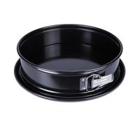 Städter We love baking EMAILLE - Stampo con fondo piatto, ø 28 cm, resistente ai graffi e ai tagli, antiaderente, senza PFAS, Black Edition, resistente a temperature fino a 230 °C