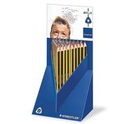Staedtleler Jumbo Noris 119 Espositore con 48 penne triangolari in grafite - Mine HB - Resistenza alla rottura