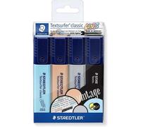 STAEDTLELER TEXTSURFER LASSIC 364 PACCHETTO DI 4 MARKER FLUORECENT - ESCENZA FAST - Scatta 1 - 5 mm circa - colori asso NEW