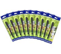 Staedtler 10 Pezzi Lumocolor Permanente Giardino 319 GM Pennarello - Nero
