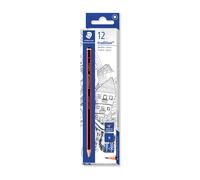 STAEDTLER 110-H Tradition Graphite Pencil for Drawing & Sketching - H (Box of 12