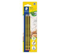 Staedtler 120-2BK3DA Matite Hb 2, 3 Pezzi, Nero | Matita HB esagonale antirottura, ideale per bambini - legno riciclato, per scuola - Art.-Nr. 120-2BK3DA