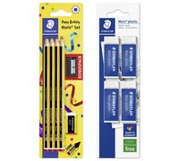 Staedtler 120 Noris Grafite Pastelli - Hb - Confezione Di 8+4 Mars 526 50 Gomme