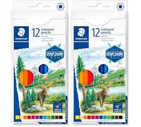 STAEDTLER 146 C design Journey - Astuccio cartone 12 Matite di colore assortiti (Confezione da 2)