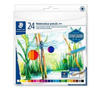 Staedtler Acquerello Aquarell Set Matite - Design Viaggio - Confezione 24 Colori