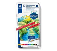 Staedtler 14610G M12 - Matite acquerellabili a mina integrale, in scatola di met