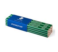 Staedtler- Matite HB, Set Matite da Disegno con Fusto Esagonale Piatto Ideale per Cancelleria Scuola Università Ufficio e Cartoleria, Matite Grafite per Materiale Scolastico, Cose per la Scuola, 12 Pz