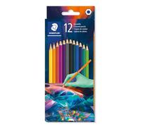Staedtler 175 matite colorate, esagonale, astuccio di cartone con 12 matite colorate in colori assortiti, edizione 2, versione 1, 175C12E2-1