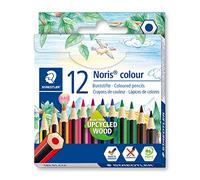 STAEDTLER 185 01 C12 Noris Colour - Matite a mezza lunghezza, 12 colori assortiti, confezione da 12