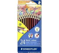 Staedtler 185 CD24 pastello colorato Multicolore 24 pz (STAEDTLER Buntstift Noris colour 24)