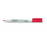 Staedtler Lumocolor 341 Pennarello per lavagna bianca - Punta a scalpello 1 - 2 mm circa - Asciugatura rapida - Colore rosso NEW