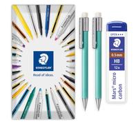 STAEDTLER 2 matite meccaniche in grafite verde 777 e mine HB da 0,5 mm