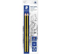 Staedtler 2 matite Noris jumbo triangolari HB (STAEDTLER Bleistift NC jumbo 2 ST Blis) NEW