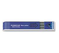 Staedtler 200-B Astuccio con 12 Mine Mars in Carbone, 2 mm, grigio | Mine di ricambio per matite a scatto, 130 mm - affidabili, in confezione - Codice articolo 200-B