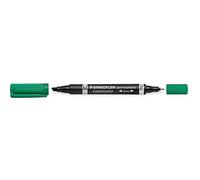 Staedtler Marcatore Permanente Staedtler Lumocolor Duo Verde (10 Unità) S_0301_S