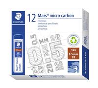 STAEDTLER 250 05-2B Mars Micro Refill Leads for Mechanical Pencils - 2B, 0.5mm (