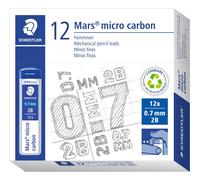 STAEDTLER 250 07-2B Mars Micro Refill Leads for Mechanical Pencils - 2B, 0.7mm (