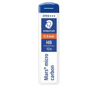 Staedtler 250 09-HB Mina Sottile Micro, 0.9 mm HB, set da 12 unità