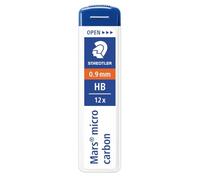 Staedtler 250 09-HB Mina Sottile Micro, 0.9 mm HB, set da 12 unità