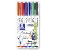 Staedtler 301 WP6 Lumocolor Marcatore per lavagna bianca Assortito (selezione
