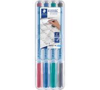 Staedtler 305F WP4-1 Penna per lucidi da proiezione Lumocolor Assortito (selez