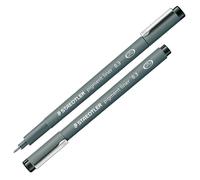 STAEDTLER - 308 03-9 - Pennarello Pigment Liner 308 - nero - 0,3 mm - Staedtler - 25012 - Conf. da 10 Pz.