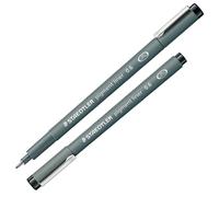STAEDTLER - 308 06-9 - Pennarello Pigment Liner 308 - nero - 0,6 mm - Staedtler - 25015 - Conf. da 10 Pz.