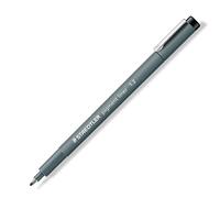 STAEDTLER - 308 12-9 - Pennarello Pigment Liner 308 - 1,2mm - nero - Staedtler - 77269 - Conf. da 10 Pz.