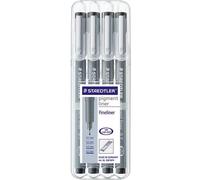 Staedtler 308 WP4 Pennarello punta fine Nero 0.1 mm, 0.3 mm, 0.5 mm, 0.7 mm 4