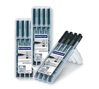 Staedtler 31 - 9 WP4GS Lumocolor Permanent sfmb schermo penna 4 pezzi nero in confezione originale Staedtler a Box