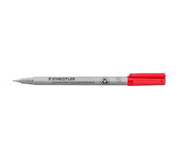 STAEDTLER Universalstift Lumocolor non-permanent, rot, feucht abwischbar, für fa