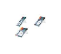 Staedtler 311 WP4 evidenziatore 4 pz Nero, Blu, Verde, Rosso (Marker Lumocolor Non-P 0,4mm ass [4]) NEW