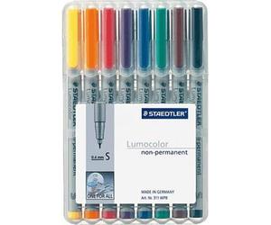 Staedtler 311 WP8 Lumocolor® non-permanent pen 311 Marcatore universale Giallo