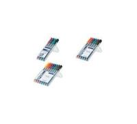 Staedtler 312 WP8 evidenziatore 1 pz Nero, Blu, Verde, Rosso (STAEDTLER Folienstift Lumocolor B nonp) NEW
