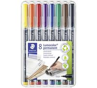 Staedtler 313 WP8 Penna per lucidi da proiezione Blu, Marrone, Giallo, Verde,