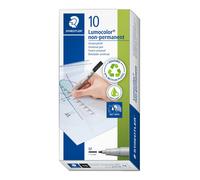 STAEDTLER 315-9 Lumocolor Non-Permanent Pen, Medium Line Width, 1.0mm - Black (B