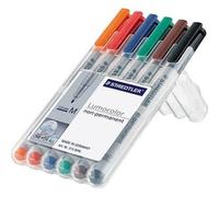 Staedtler 315 WP6 STAEDTLER Lumocolor non-permanente astuccio 6pz./ assortiti c