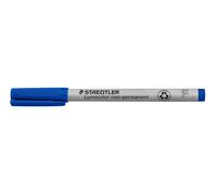 STAEDTLER 316-3 Lumocolor Non-Permanent Pen, Fine Line Width, 0.6mm - Blue (Box