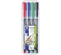 Staedtler 317 WP4 Lumocolor permanent M DRY SAFE Marcatore indelebile Rosso, B