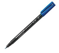 STAEDTLER - 318-3 - Pennarello Lumocolor Permanent 318 - punta 0,6 mm - blu - Staedtler - 25083 - Conf. da 10 Pz.