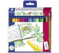 Staedtler 323 C15P Pennarello in fibra triplus® color 323 1 mm 15 pz.