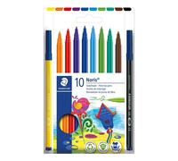 Staedtler Penna a punta in fibra 326 C10 1 mm – 10 colori, confezione da 10