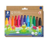 STAEDTLER 329 C12 ST Noris Junior Pennarelli con punta in fibra, colori assortiti
