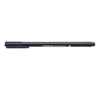 STAEDTLER 334-36 - Penna Triplus fineliner, Punta fine rinforzata in metallo 0.3 mm, Fusto triangolare ergonomico, Blu indaco, Confezione da 1