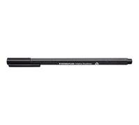 STAEDTLER 334-9 Triplus Fineliner (punta triangolare, superfine, con cornice in metallo, larghezza del tratto circa 0,3 mm, 10 pezzi) nero