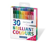 Staedtler 334 C30P Penna Fineliner, 30 Pezzi